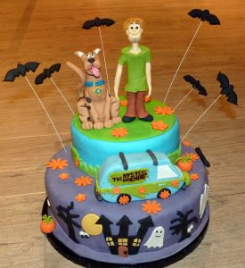 gâteau anniversaire, sans gluten Scoobydoo