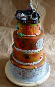gâteau de mariage sans gluten bickers musiciens