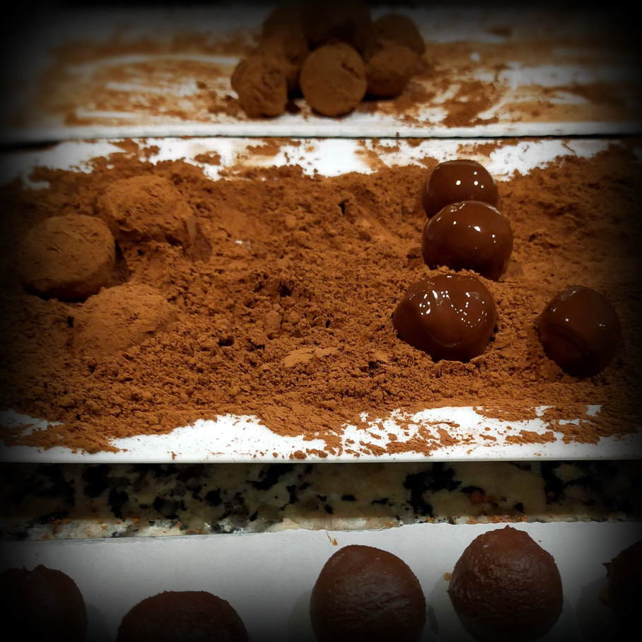 étapes de fabrication des truffes