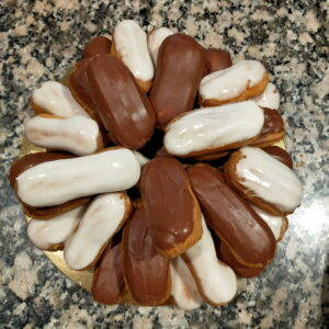 Eclairs sans gluten chocolat et vanille étoile